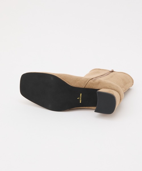 COLONY 2139（コロニートゥーワンスリーナイン）の「スエードライクブーツ（ブーツ・レディース・ベージュ/ブラック・MEDIUM/LARGE）」の12枚目の写真