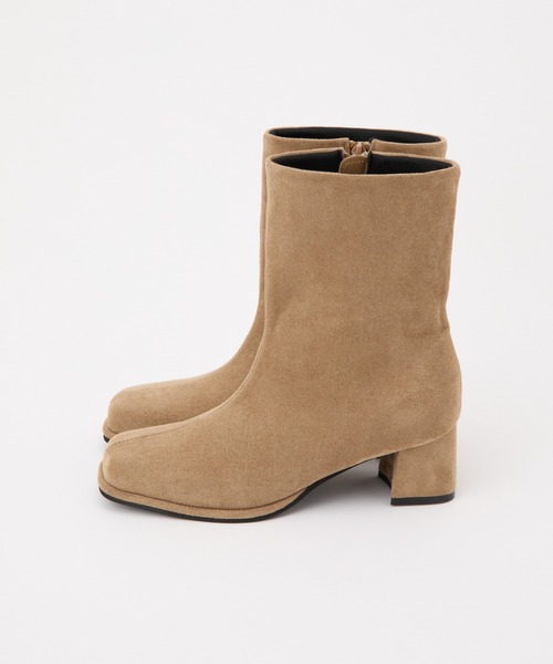 COLONY 2139（コロニートゥーワンスリーナイン）の「スエードライクブーツ（ブーツ・レディース・ベージュ/ブラック・MEDIUM/LARGE）」の4枚目の写真