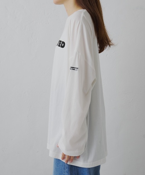 FEEL GOOD CONNECTION AND BLISSFUL TIME（フィールグッドコネクションアンドブリスフルタイム）の「オーガニックコットンシアーガーゼカットソー（Tシャツ/カットソー・レディース・ブラウン/オフホワイト・FREE）」の14枚目の写真