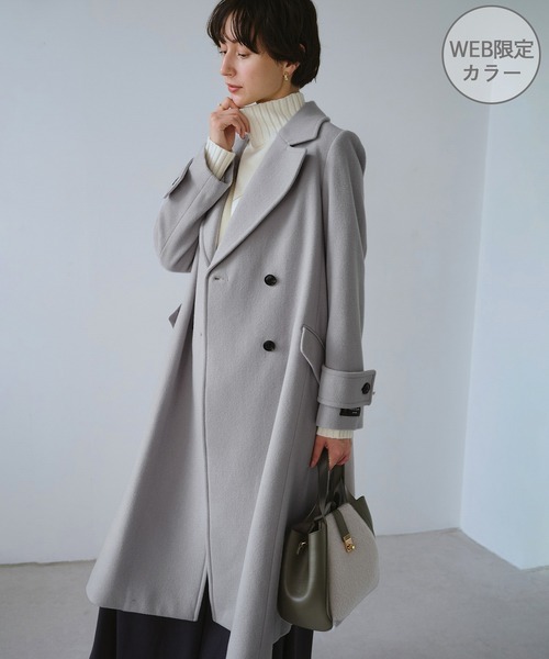 JAPAN FABRIC ダブルチェスターコート/一部WEB限定カラー（チェスター