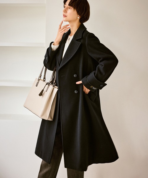 セール】JAPAN FABRIC ダブルチェスターコート/一部WEB限定カラー