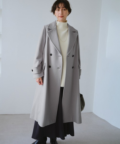 JAPAN FABRIC ダブルチェスターコート/一部WEB限定カラー（チェスター