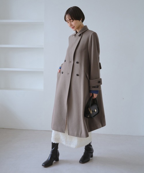 JAPAN FABRIC ダブルチェスターコート/一部WEB限定カラー（チェスター