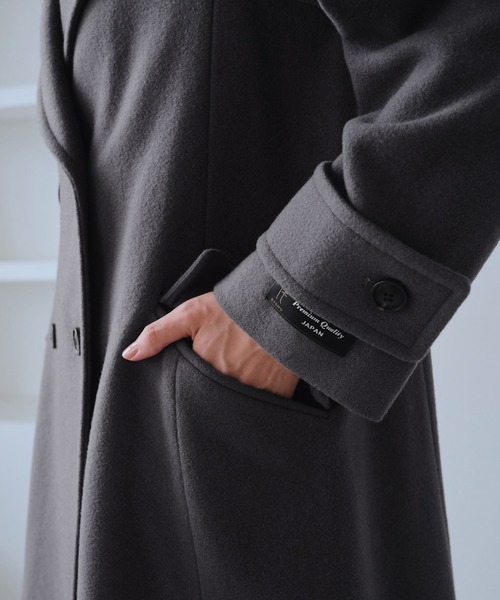 JAPAN FABRIC ダブルチェスターコート/一部WEB限定カラー（チェスター