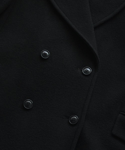 ROPE' PICNIC（ロペピクニック）の「JAPAN FABRIC ダブルチェスターコート/一部WEB限定カラー（チェスターコート・レディース・ブラック/グレー/グレー系その他/ベージュ系その他2・FREE）」の10枚目の写真