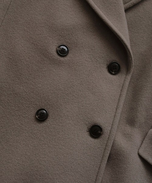 JAPAN FABRIC ダブルチェスターコート/一部WEB限定カラー（チェスター