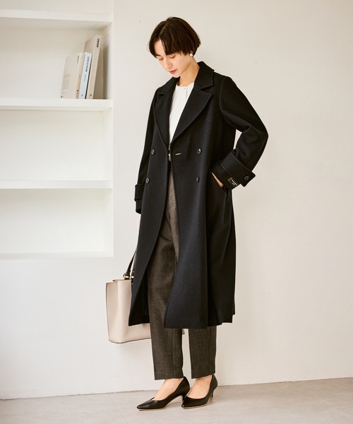 JAPAN FABRIC ダブルチェスターコート/一部WEB限定カラー（チェスター