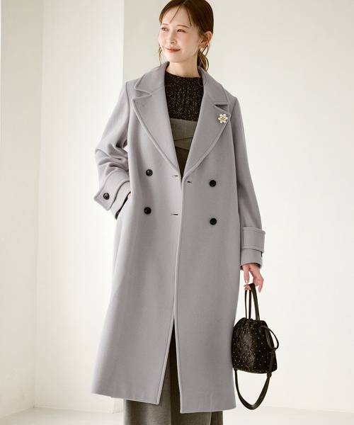 JAPAN FABRIC ダブルチェスターコート/一部WEB限定カラー（チェスター