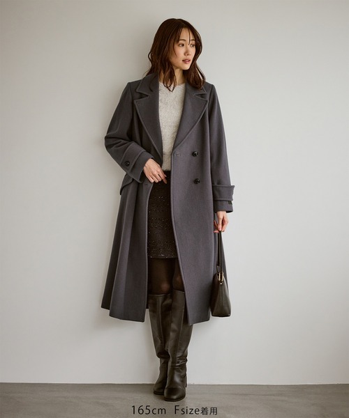 JAPAN FABRIC ダブルチェスターコート/一部WEB限定カラー（チェスター