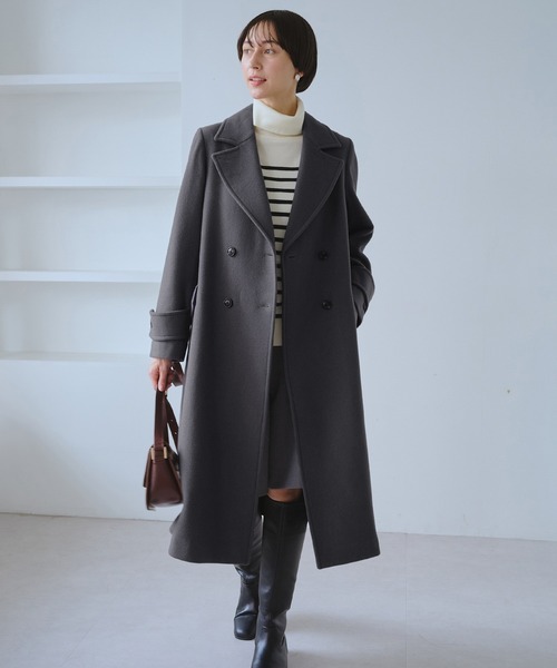 JAPAN FABRIC ダブルチェスターコート/一部WEB限定カラー（チェスター