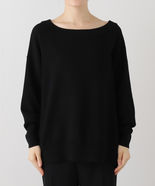 EVERYDAY I LIKE.（エヴリディアイライク）の「*リラックスオフショルダーニット（ニット/セーター・レディース・ブラック・FREE）」の16枚目の写真