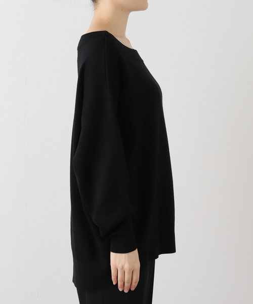 EVERYDAY I LIKE.（エヴリディアイライク）の「*リラックスオフショルダーニット（ニット/セーター・レディース・ブラック・FREE）」の19枚目の写真