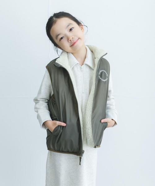 セール】リバーシブルボアベスト(KIDS)（その他アウター）｜URBAN