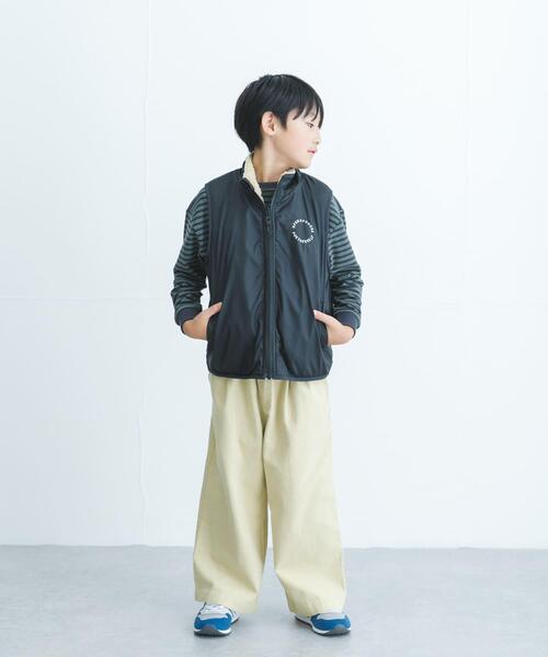 URBAN RESEARCH DOORS（アーバンリサーチドアーズ）の「リバーシブルボアベスト(KIDS)（その他アウター・キッズ・ブラック系その他/グリーン系その他・120/135/105）」の7枚目の写真