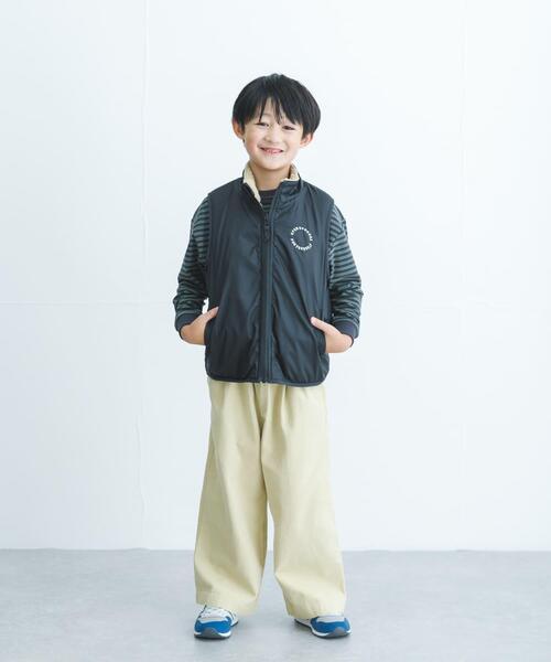 URBAN RESEARCH DOORS（アーバンリサーチドアーズ）の「リバーシブルボアベスト(KIDS)（その他アウター・キッズ・ブラック系その他/グリーン系その他・120/135/105）」の8枚目の写真