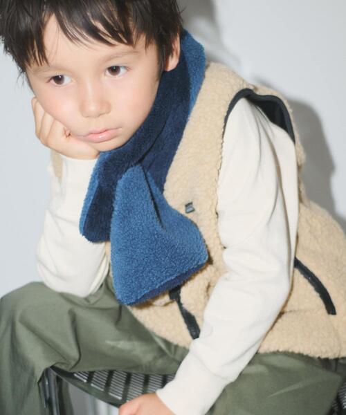 URBAN RESEARCH DOORS（アーバンリサーチドアーズ）の「リバーシブルボアベスト(KIDS)（その他アウター・キッズ・ブラック系その他/グリーン系その他・120/135/105）」の9枚目の写真