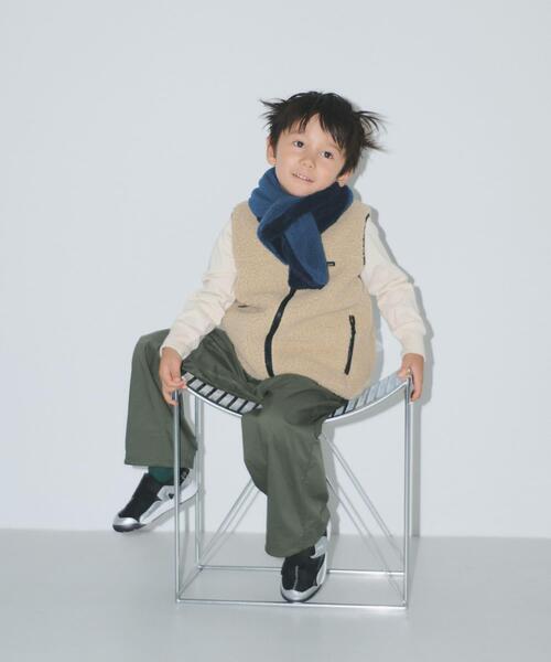 URBAN RESEARCH DOORS（アーバンリサーチドアーズ）の「リバーシブルボアベスト(KIDS)（その他アウター・キッズ・ブラック系その他/グリーン系その他・120/135/105）」の10枚目の写真
