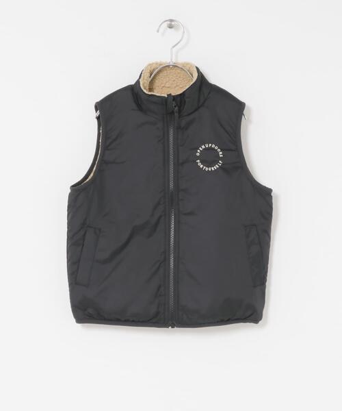 URBAN RESEARCH DOORS（アーバンリサーチドアーズ）の「リバーシブルボアベスト(KIDS)（その他アウター・キッズ・ブラック系その他/グリーン系その他・120/135/105）」の11枚目の写真