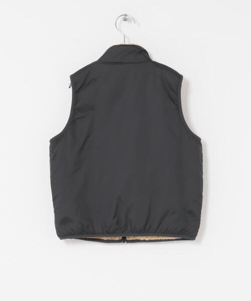 URBAN RESEARCH DOORS（アーバンリサーチドアーズ）の「リバーシブルボアベスト(KIDS)（その他アウター・キッズ・ブラック系その他/グリーン系その他・120/135/105）」の15枚目の写真