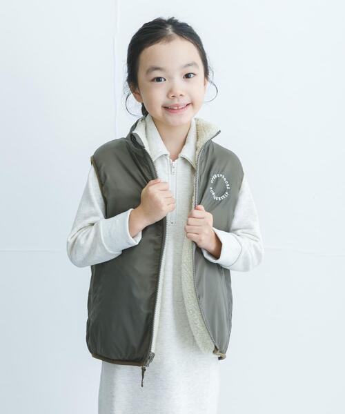 セール】リバーシブルボアベスト(KIDS)（その他アウター）｜URBAN