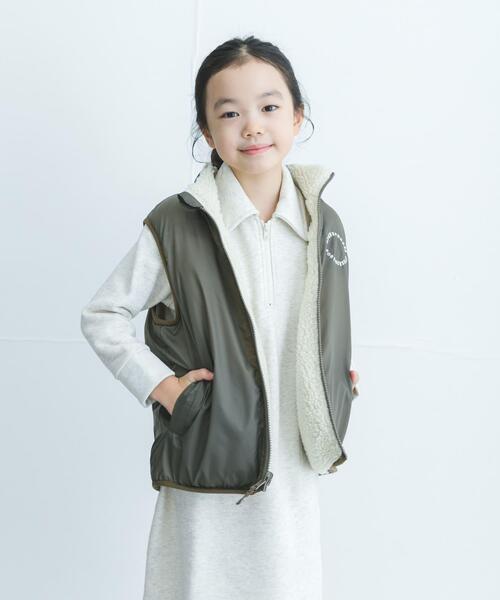 セール】リバーシブルボアベスト(KIDS)（その他アウター）｜URBAN