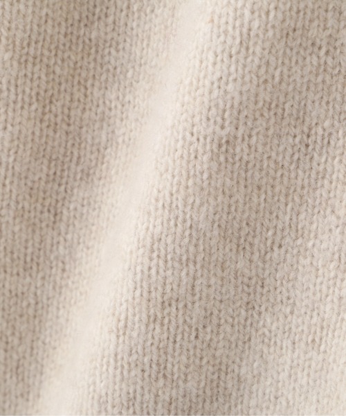 MARGARET HOWELL（マーガレットハウエル）の「MERINO CASHMERE（カーディガン/ボレロ・レディース・ブラック/ベージュ・2）」の5枚目の写真