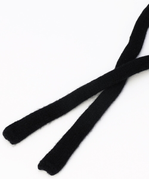 BASERANGE（ベースレンジ）の「Baserange/ベースレンジ TIER HOODED WRAP / ACTHW-RC-WI25 / ニット帽（ニットキャップ/ビーニー・レディース・ブラック・ONE SIZE）」の4枚目の写真