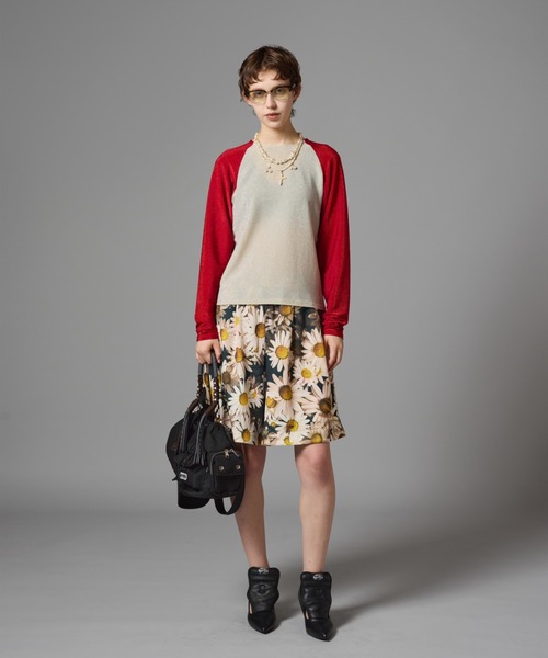 NON TOKYO/ノントーキョー/プリントリブワイドショーツ