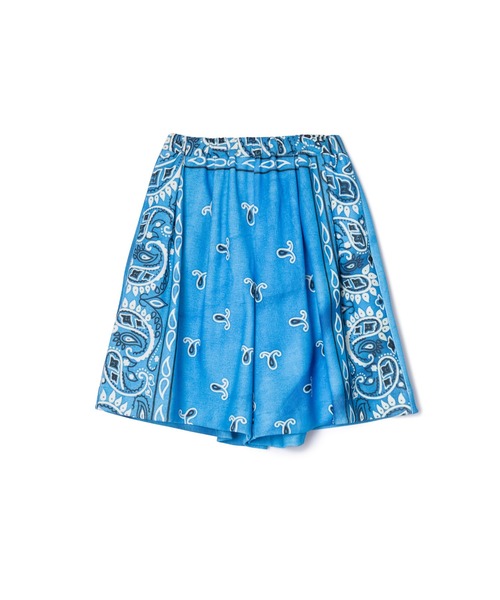 NON TOKYO/ノントーキョー/プリントリブワイドショーツ