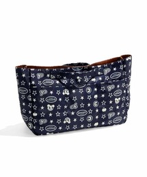 IEDIT（イディット）の「ＩＥＤＩＴ　チーキーリーベリー特別復活企画　モノグラム柄バッグインバッグ〈ネイビー〉（エコバッグ/サブバッグ）」