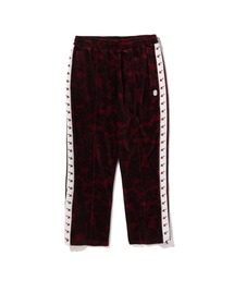 A BATHING APE | SOLID CAMO VELOUR METAL ONE POINT RELAXED FIT TRACK PANTS(その他パンツ)