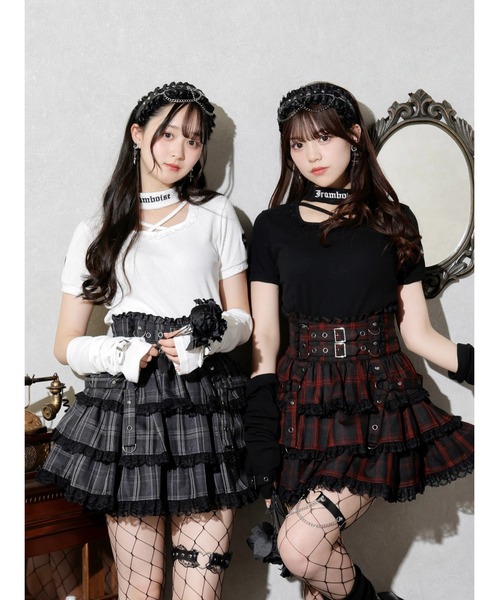NOEMIE(ノエミー)の「4WAYハートワッペンアームウォーマーカットソー(Tシャツ/カットソー・レディース・オフホワイト/ブラック・M)」の15枚目の写真