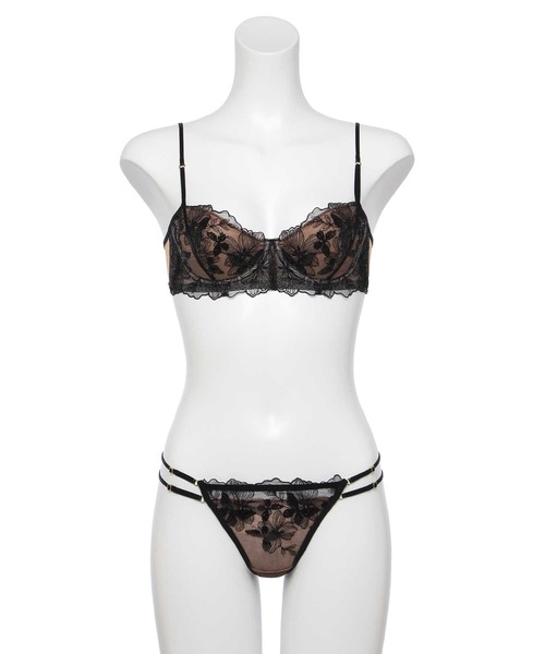 MINAMOコラボ】グロウレース Tバックセット（ブラ&ショーツ