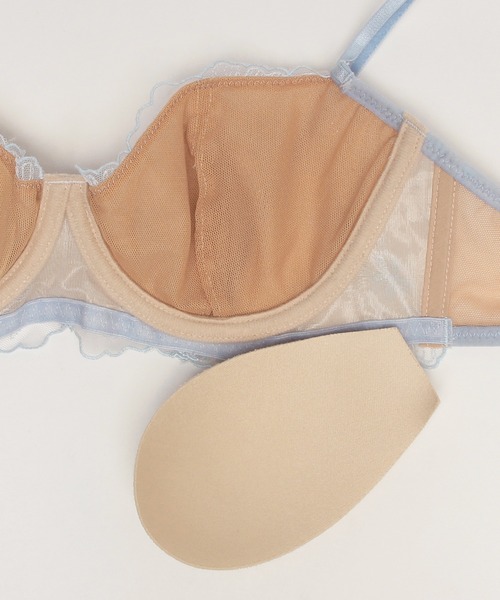 Ravijour（ラヴィジュール）の「【MINAMOコラボ】グロウレース　Tバックセット（ブラ&ショーツ・レディース・ブラック/ブルー・S/M）」の12枚目の写真