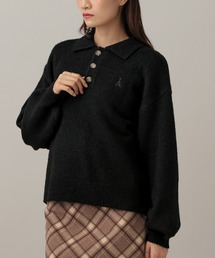ALAND | 【UNISEX】ALAND／Aロゴニットポロ(ニット/セーター)