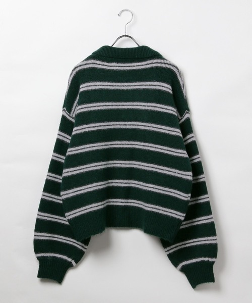 ALAND(エーランド)の「【UNISEX】ALAND/Aロゴニットポロ(ニット/セーター・レディース・ブラック/その他1/その他2/アイボリー/グレー・SMALL/LARGE)」の15枚目の写真