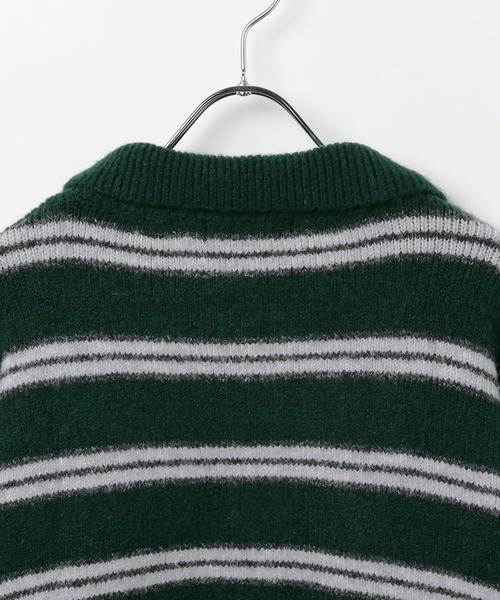 ALAND(エーランド)の「【UNISEX】ALAND/Aロゴニットポロ(ニット/セーター・レディース・ブラック/その他1/その他2/アイボリー/グレー・SMALL/LARGE)」の8枚目の写真