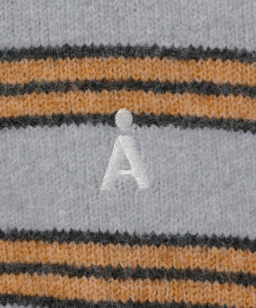 ALAND(エーランド)の「【UNISEX】ALAND/Aロゴニットポロ(ニット/セーター・レディース・ブラック/その他1/その他2/アイボリー/グレー・SMALL/LARGE)」の13枚目の写真