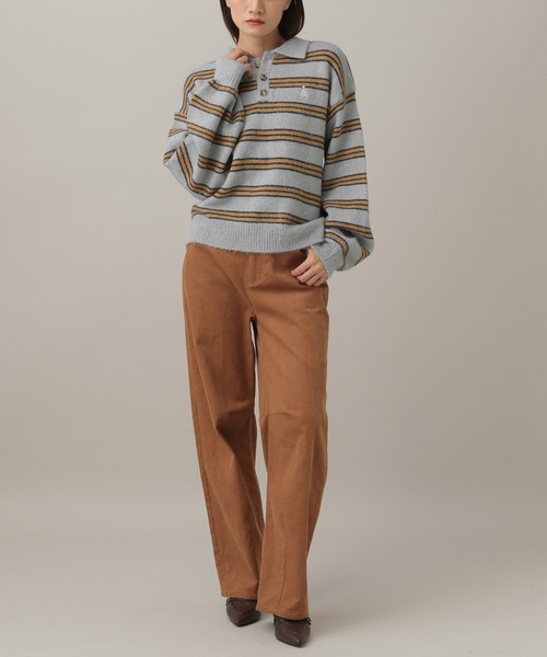 ALAND(エーランド)の「【UNISEX】ALAND/Aロゴニットポロ(ニット/セーター・レディース・ブラック/その他1/その他2/アイボリー/グレー・SMALL/LARGE)」の22枚目の写真