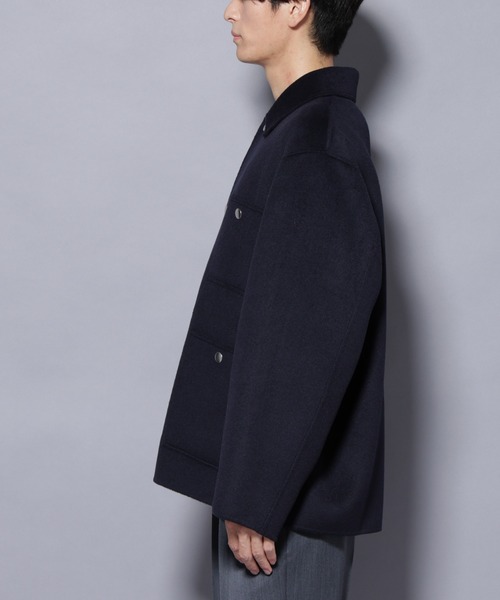 NANO universe(ナノユニバース)の「ウールリバーカバーオール(カバーオール・メンズ・ライトベージュ/ネイビー/グレー系その他2・M/L)」の10枚目の写真