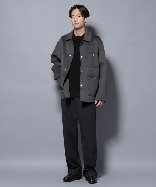 NANO universe(ナノユニバース)の「ウールリバーカバーオール(カバーオール・メンズ・ライトベージュ/ネイビー/グレー系その他2・M/L)」の21枚目の写真