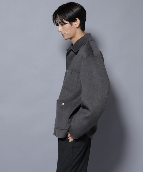 NANO universe(ナノユニバース)の「ウールリバーカバーオール(カバーオール・メンズ・ライトベージュ/ネイビー/グレー系その他2・M/L)」の22枚目の写真