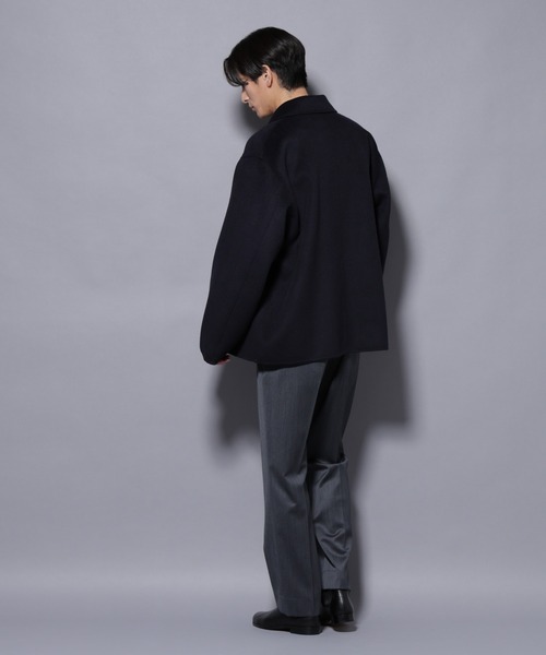 NANO universe(ナノユニバース)の「ウールリバーカバーオール(カバーオール・メンズ・ライトベージュ/ネイビー/グレー系その他2・M/L)」の11枚目の写真