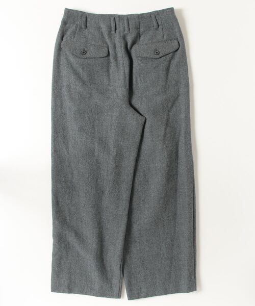 my beautiful landlet(マイビューティフルランドレット)の「【my beautiful landlet】 BISHU WOOL TUCK PANTS(その他パンツ・メンズ・ネイビー/ブラック/グレー/チャコールグレー・1/0/2)」の10枚目の写真