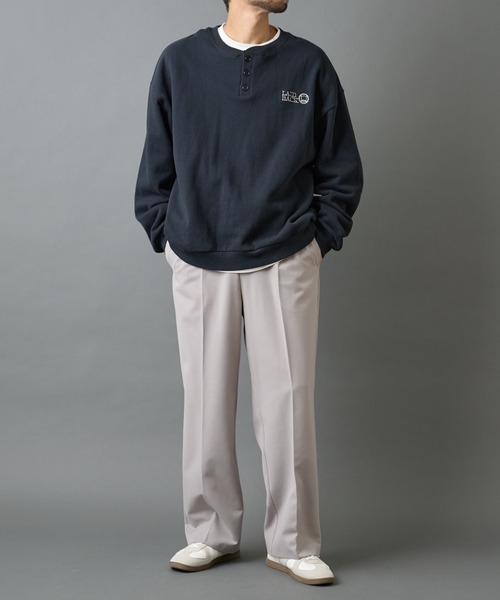 COLONY 2139（コロニートゥーワンスリーナイン）の「バックシャギーウーリーワイドスラックス（スラックス・メンズ・ブラック/チャコールグレー/ライトグレー・LARGE/MEDIUM）」の20枚目の写真