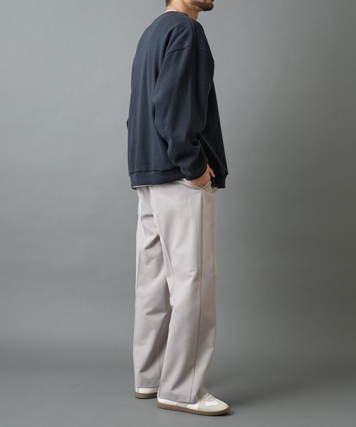 COLONY 2139（コロニートゥーワンスリーナイン）の「バックシャギーウーリーワイドスラックス（スラックス・メンズ・ブラック/チャコールグレー/ライトグレー・LARGE/MEDIUM）」の22枚目の写真