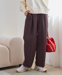 coen(コーエン)の【定番】イージービューティー裏起毛ワイドパンツ(WEB限定サイズあり)(スラックス)