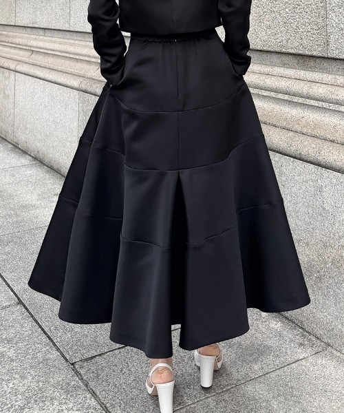 JENNE(ジェンヌ)の「JENNE切り替えスカート(スカート・レディース・ブラック/ネイビー・LARGE/MEDIUM/SMALL)」の14枚目の写真
