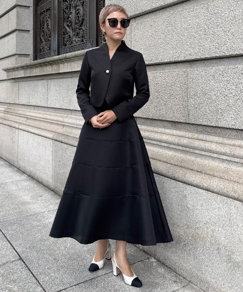 JENNE(ジェンヌ)の「JENNE切り替えスカート(スカート・レディース・ブラック/ネイビー・LARGE/MEDIUM/SMALL)」の15枚目の写真