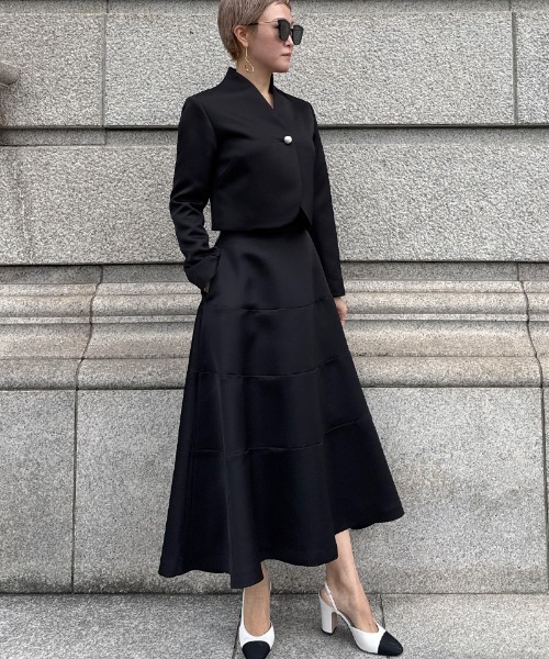 JENNE(ジェンヌ)の「JENNE切り替えスカート(スカート・レディース・ブラック/ネイビー・LARGE/MEDIUM/SMALL)」の16枚目の写真